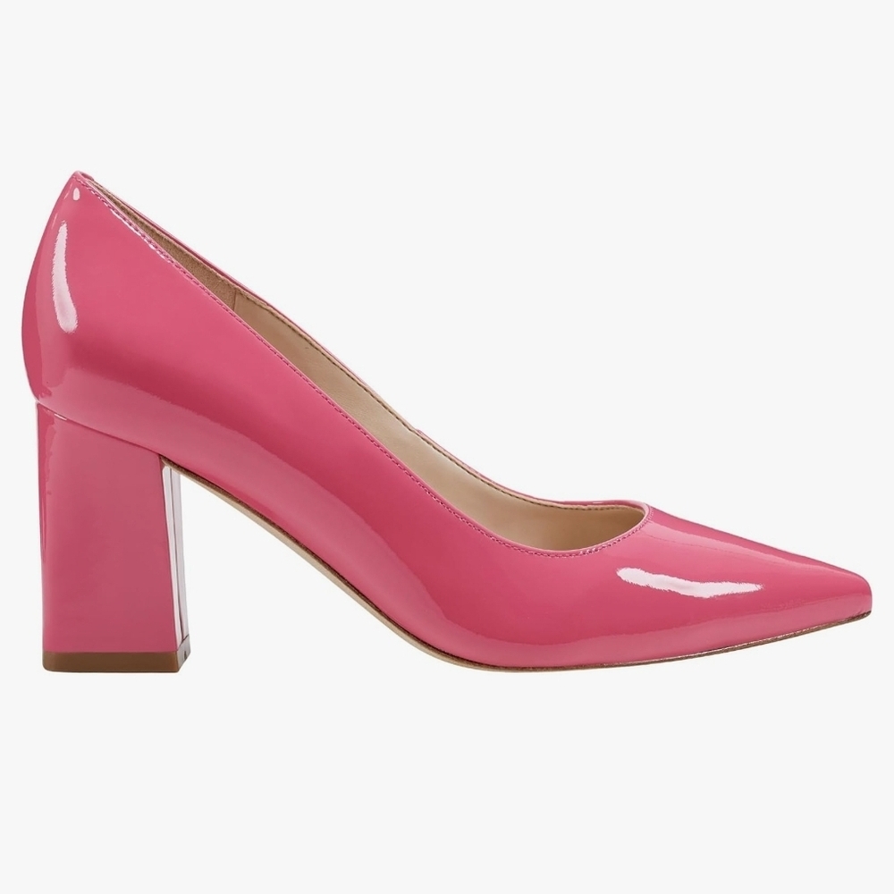 Marc Fisher Women's NWOT Fuschia Pink Pointy Toe Zala 3in Heel Pumps Size 8M - Picture 9 of 13